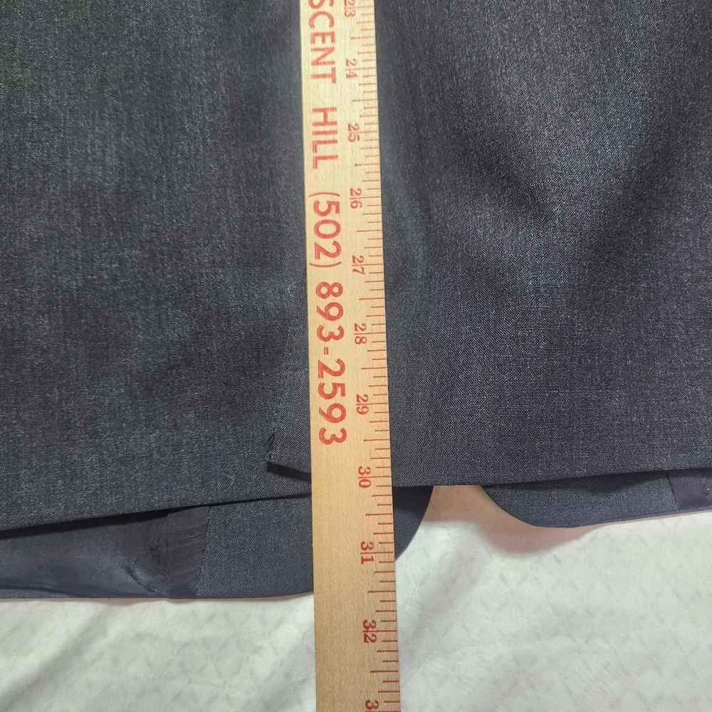 Hart Schaffner Marx Dayton 44S Gray Wool Blazer Sport Coat Men 2 Button Classic